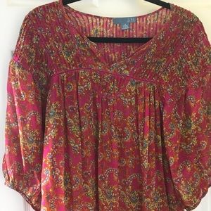 Anthropologie Lil Peasant Shirt size S